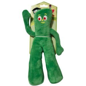 Gumby 9in Squeaky Extra Soft Plush Flexible Arms & Legs Toy for All Dogs - NWT